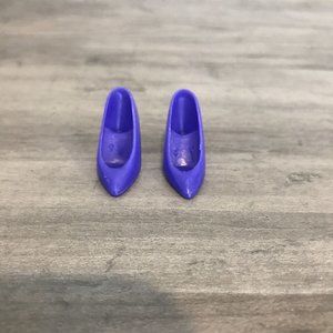 Pair Of Purple Barbie Heels